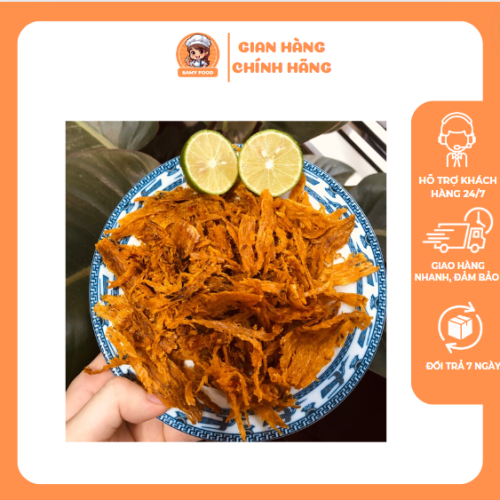 mực xé tẩm gia vị