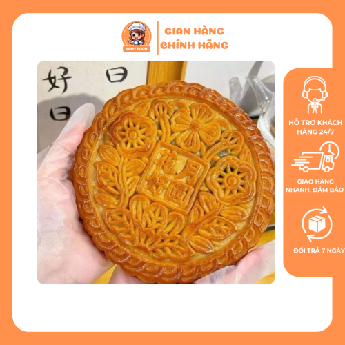 Bánh nướng mochi trứng muối chà bông 500 GRAM