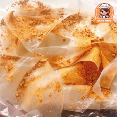 Nguyên liệu cần có khi làm bánh tráng bơ dẻo tôm