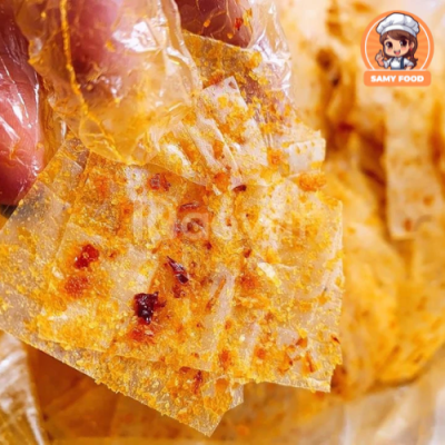 Các nguyên liệu làm bánh tráng muỗi nhuyễn